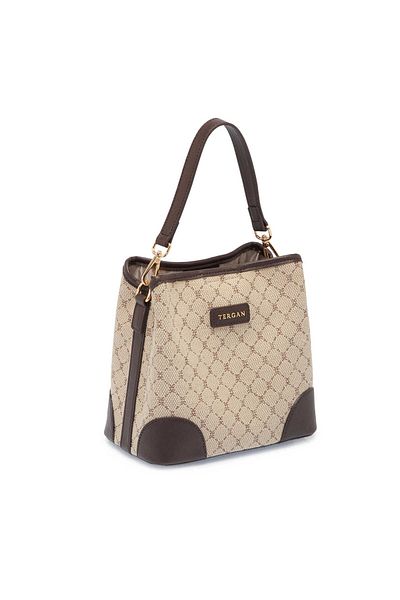 Tergan Mink Textile Women's Crossbody Bag - S25Y1Twc0710-S0M