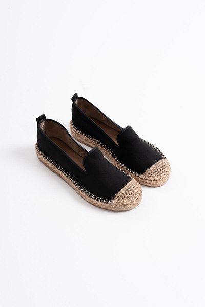 Zerenyus Fly Premium Women's Black Espadrille Shoes