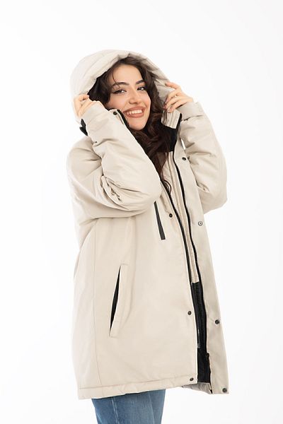 Montland Sports Women's Stone Fleece Water and Windproof Hooded Winter Coat & Coat & Parka