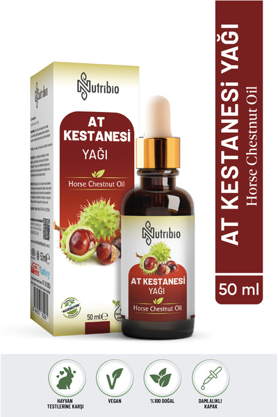 nutribio At Kestanesi Yağı %100 Saf 50 ml