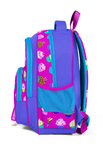Coral High Rucsac școlar cu trei compartimente pentru copii, albastru, roz 23495