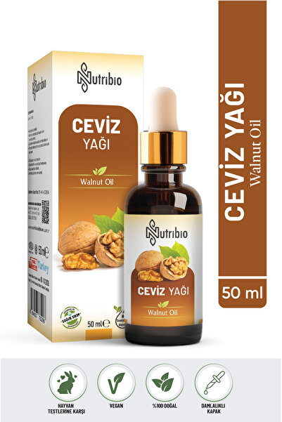 nutribio Walnut Oil 100% Pure 50 ml