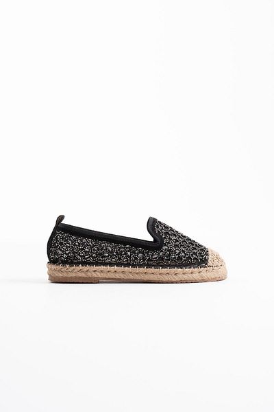 Zerenyus Dune Premium Women's Black Espadrille Shoes