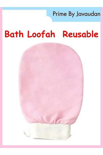 Prime by Javaudan Bath Loofah Bath Scrub for Removing Dry Dead Skin Cells and Body Cleaning Reusable