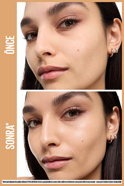 Maybelline New York Fit Me Nude Cilt Bakımı Etkili Nemlendirici SPF50 BB Krem - Nötr Orta Ton