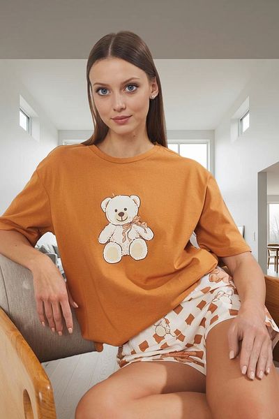 PayBuy Women's Teddy Bear Cotton Pajama Set Comfortable Home Wear Set Summer Carefully Selected Distinguished Material