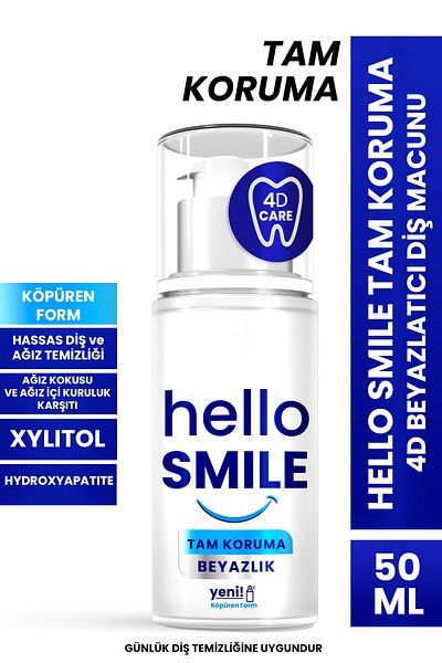 PROCSIN Hello Smile Full Protection 4D Whitening Toothpaste 50 ml