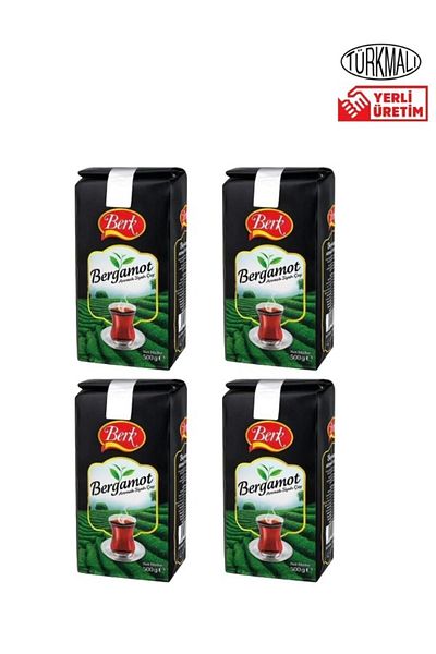 Berk BERGAMOT AROMATED TEA 500 GR X4 PIECES (2 KG)