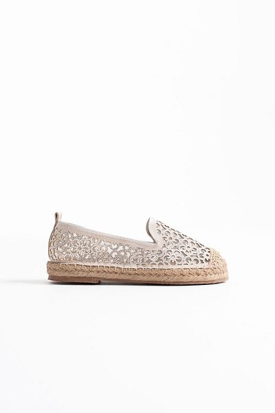 Zerenyus Dune Premium Women's Beige Espadrille Shoes