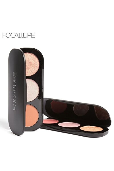 Focallure لوحة أحمر الخدود والهايلايتر رقم 2