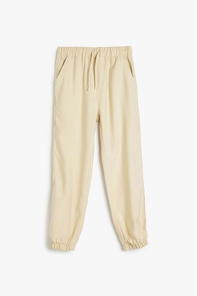 Koton Boy's Jogger Pants--5Wkb40059Tw Beige