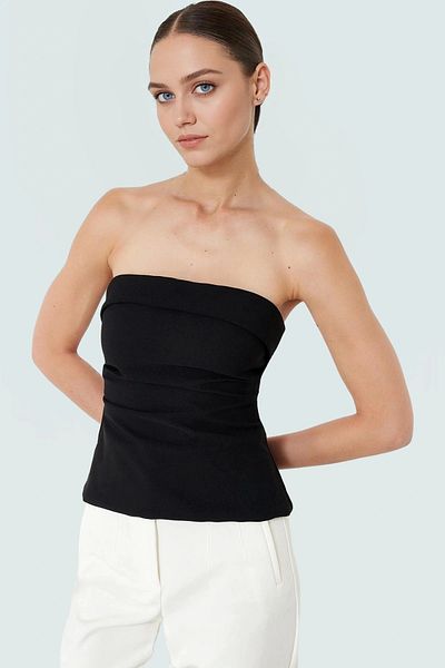 PayBuy Strapless Fitted Woven Blouse Stylish and Comfortable Summer Trend Design Distinguished Material