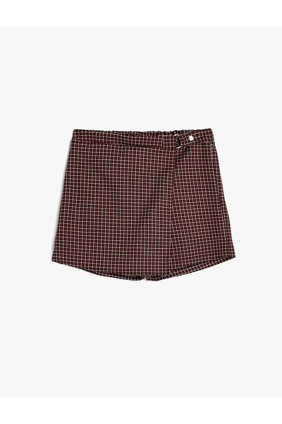 Koton Pantaloni scurți Fusta Cataramă Detaliată Talie elastică