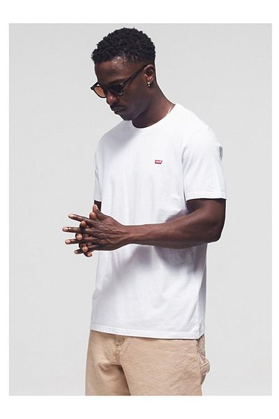Levi's Ss Original Hm Tee Tr Βαμβακερό λευκό ανδρικό μπλουζάκι