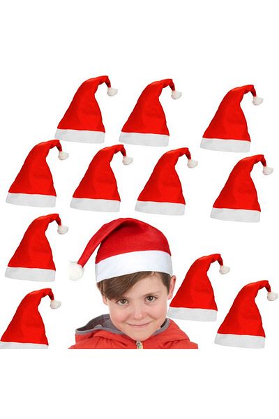 partidolu Fiber Christmas - Παιδικό Πρωτοχρονιάτικο Καπέλο 12 Τεμαχίων (Ηλικίας 3-6)