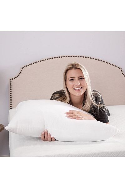 Elyaf Sepeti 1 Piece Silicone Bead Fiber Filled Pillow, Soft, Nonwoven Vacuum 50X70