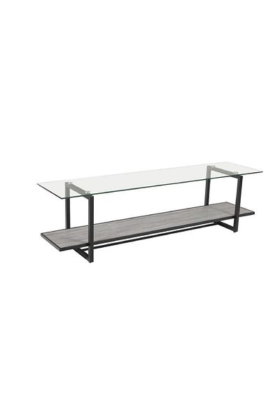 DEC4 Plasma table, wood with glass, 160 cm