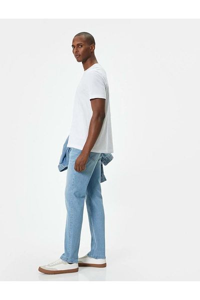 Koton Slim Fit τζιν παντελόνι - Brad Jean 4sam40107nd Light Indigo