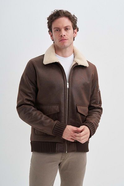 Cazador Jazz 1058 Pilot Coat 24kceed01058 Καφέ