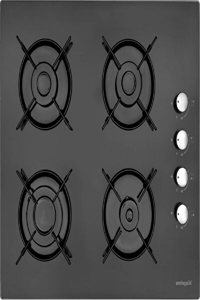 Eminçelik Ec-ah 1240 Bg60 Ankastre Gömmeli 4 Gözlü Siyah Ocak Sancak Alimer