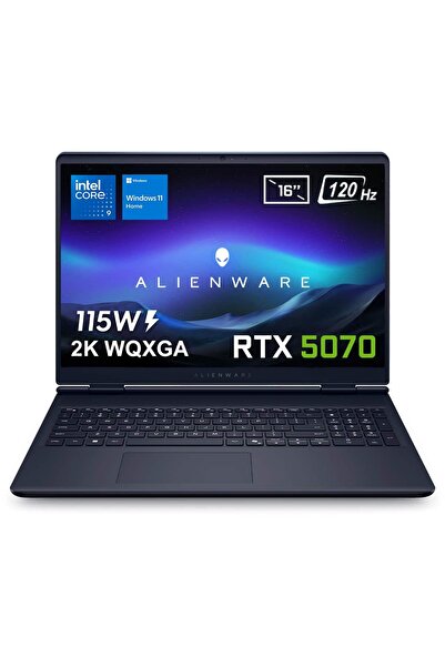 Dell Alienware 16 Aurora Core 9-270h 32gb Ddr5 1tb Ssd Rtx5070 8gb 115w 16 In...