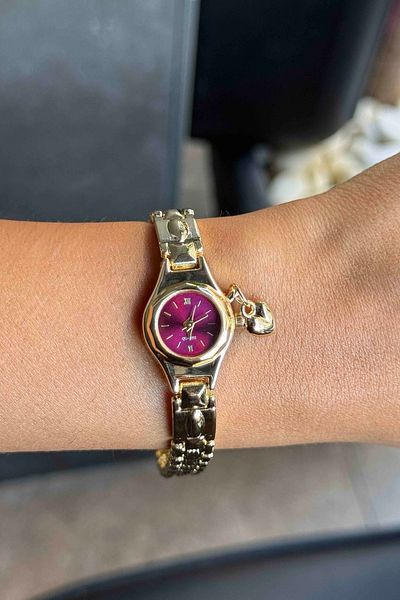 keisy Vanessi Heart Detailed Minimal Women's Wristwatch