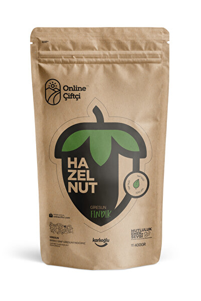 OnlineÇiftçi Çiğ İç Fındık 400Gr