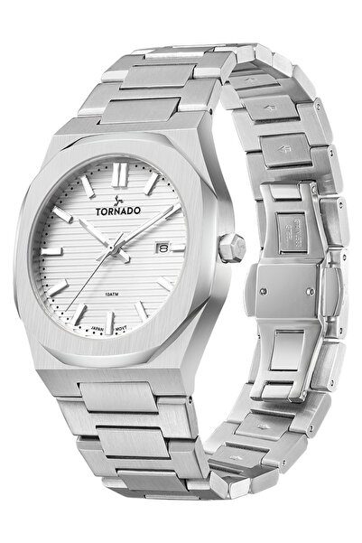 Tornado Gift Set Men's Analog White Dial Watch - T23006C-SBSW-S
