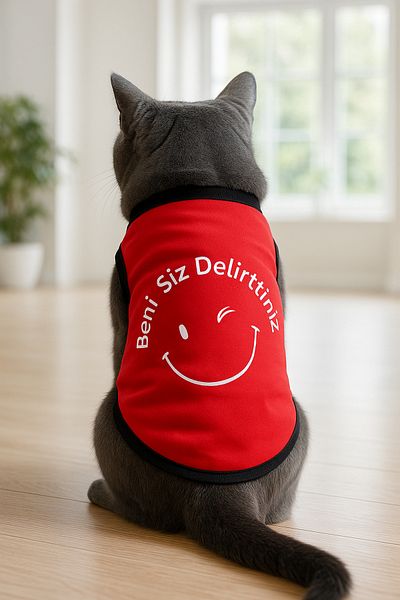 Monopetz New Season Fleece Cat and Dog Outfit - Red You Drive Me Crazy [ Size S ]
