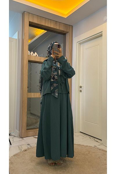 Qenz Modest Eid Σετ - Πράσινο Μέντα