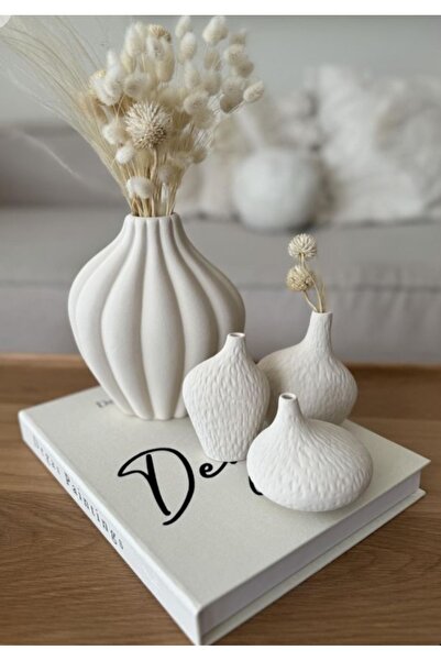 Show Art Hediyelik Yeni Model Bohem Vazo Set/ Pinterest Vazosu/ Bampas Set