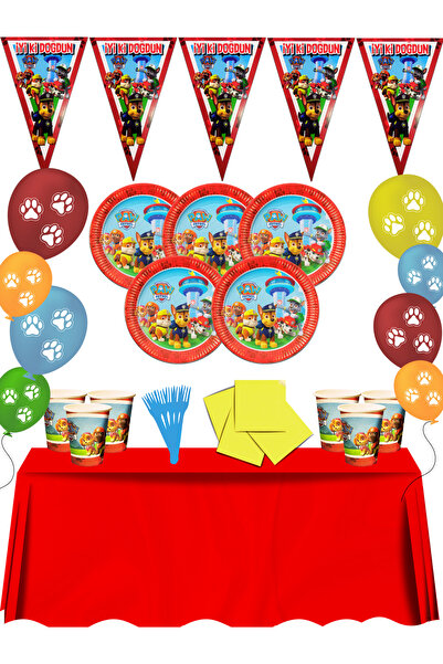 snowparty مجموعة زينة لحفلات أعياد الميلاد من باو باترول باو بترول مكونة من 1...