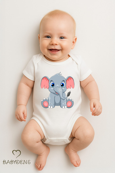 BABYDEN'S بدلة أطفال من القطن بنسبة 100% على شكل حيوان لطيف للجنسين، بدلة صيف...