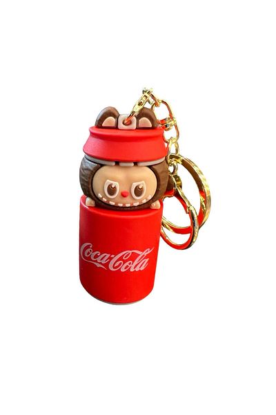 JPT Labubu Cola Keychain - The Monsters Vinyl Face, in blindbag and box (9 cm)