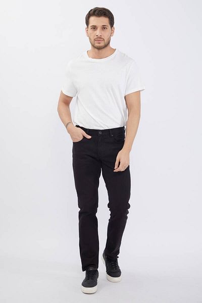 BANNY JEANS Μαύρο ανδρικό τζιν παντελόνι