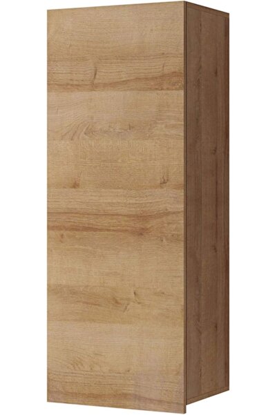 Egecan Mobilya Tek Kapaklı Duvara Monte 3 Raflı Banyo Dolabı Havlu Dolabı Sabunluk Erzak Dolabı Kiler Dolabı