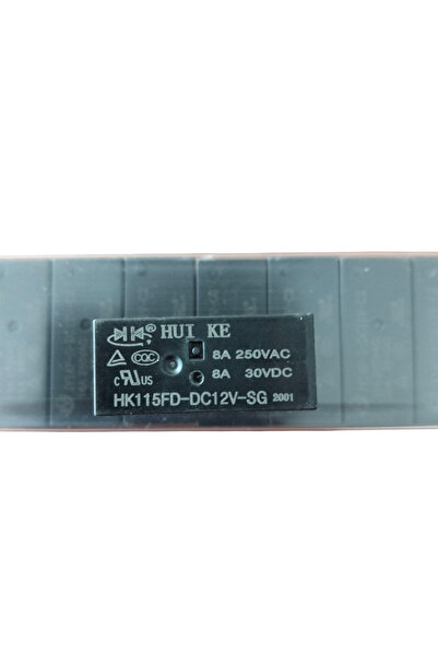 HUIKE DC 12V 8A Çift Kontak Role 8 Pin