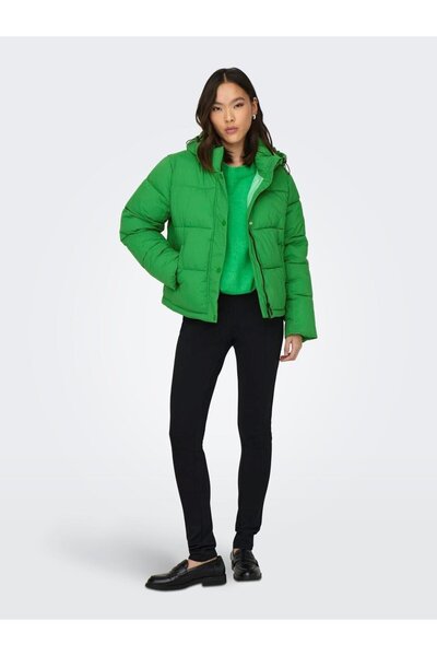ONLY Γυναικείο παλτό Onlann Premium Puffer Jkt Short Otw