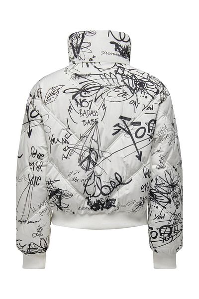 ONLY Onlmia Short Aop Puffer Cc Otw Women's Coat