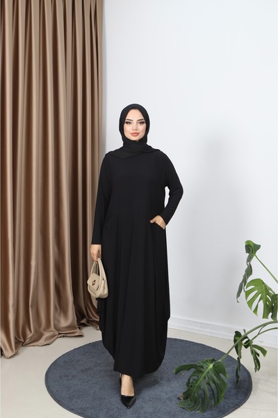 NİSUM MODA فستان ساندي ذو جيوب