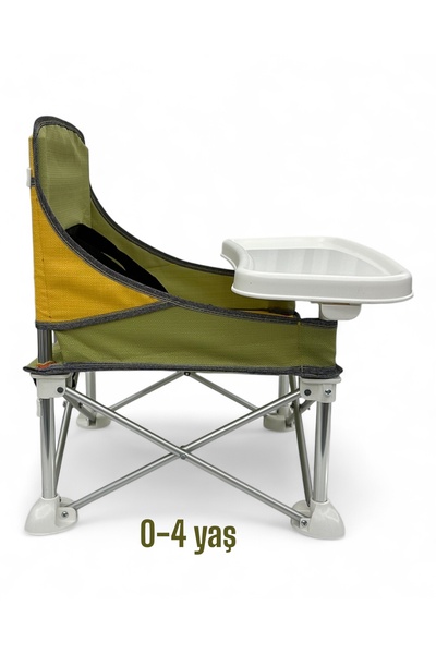 REALBABY Büyük Portatif Katlanabilir Taşınabilir Mama Sandalyesi 6-48 Ay
