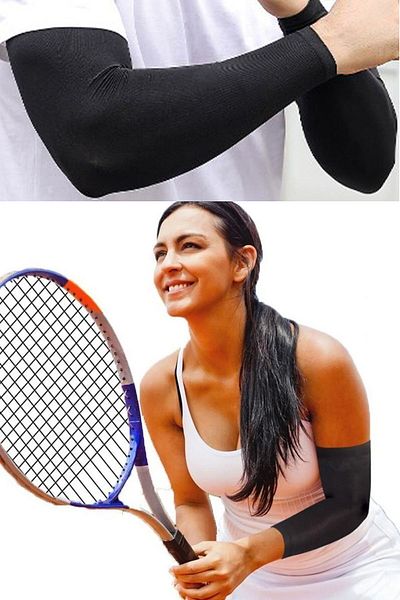 Bundeba 2 Pieces of Lycra Athlete's Sleeves - Basketball, Volleyball and Cycling Sleeves