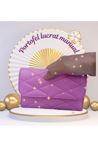 OEM Women's Wallet, Small, Leather, Handmade Elegant Accessory