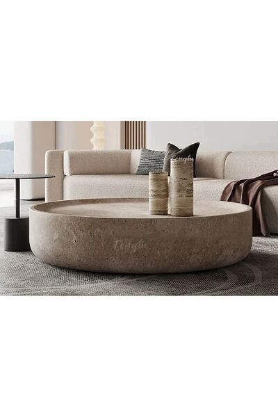 Radianza Traverten Orta Sehpa