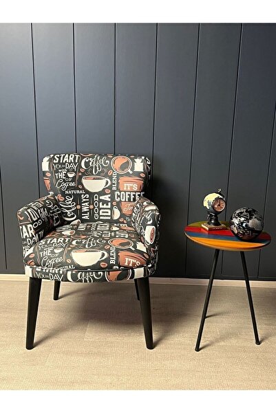 WATERYBROOK Cay Seti Koltuğu Berjer Tekli Koltuk - Cafe, Ofis, Balkon, Kafe, Bahçe - Dijital Baskı