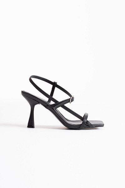 Zerenyus Rossie Premium Women's Black Heeled Sandals