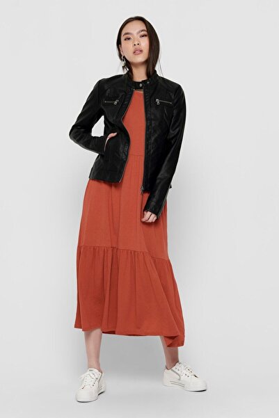 ONLY Δερμάτινο μπουφάν Onlbandit Faux Leather Biker 15081400 -blk