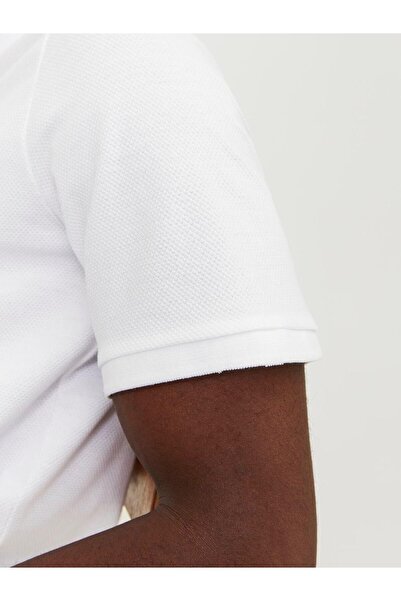 Jack & Jones Ανδρικό μπλουζάκι Jjemac Zip Ss Polo Sn