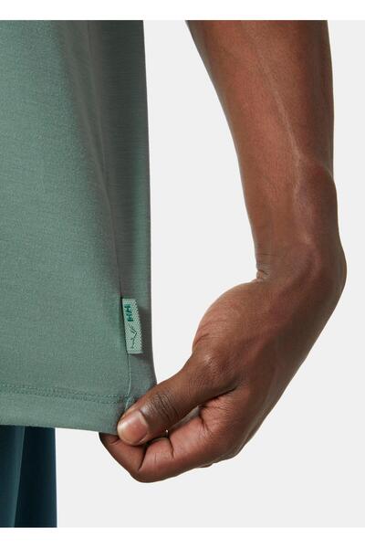 Helly Hansen Ανδρικό μπλουζάκι Skog Recycled Graphic με πράσινη στρογγυλή λαιμόκοψη