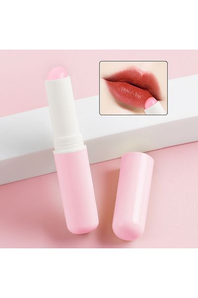 Choice Pink Lip Brush, 1pcs Plastic Cute Covered Portable For Smoother & Fuller Lip Appearance Makeup Brush